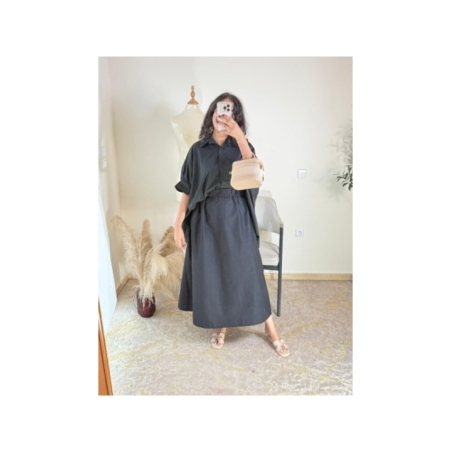 Ensemble deux pièces Noir - Casual chic | AK Fashion Shop