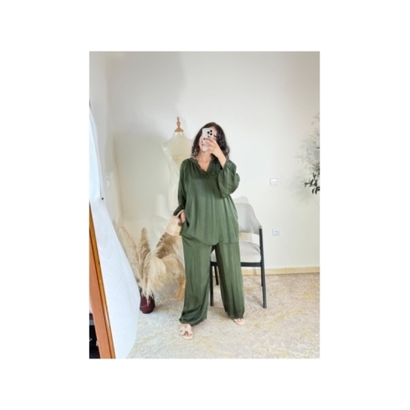 Ensemble Vert kaki - Casual chic | AK Fashion Shop