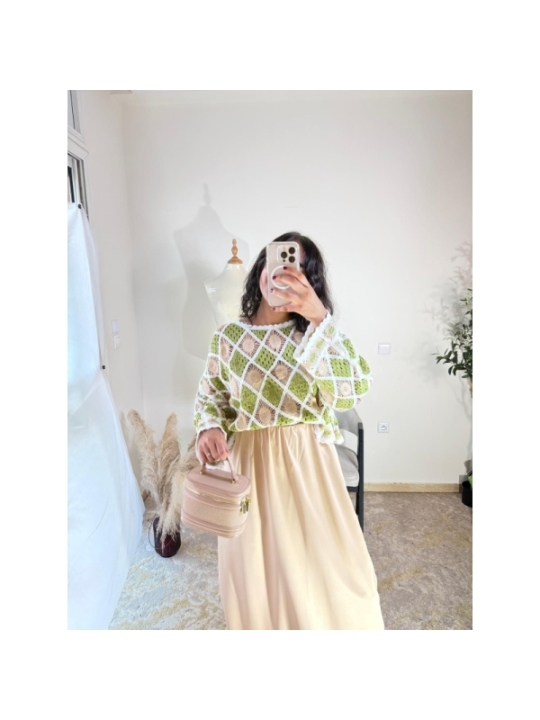 pull vert - casual | AK Fashion Shop