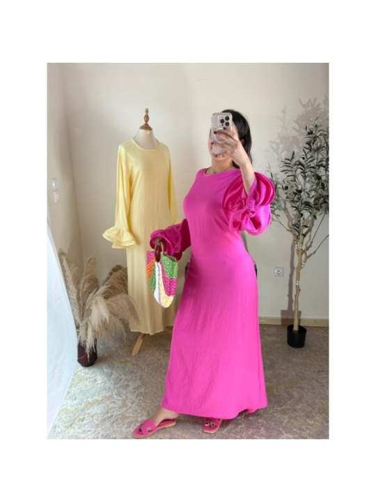 robe fuchsia - chic, élégant, décontracté | AK Fashion Shop