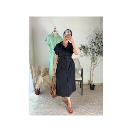 robe noir - casual chic | AK Fashion Shop