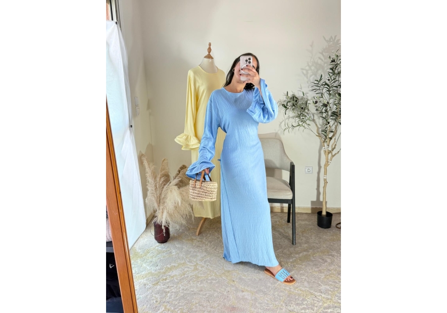 robe bleu clair - décontracté chic | AK Fashion Shop