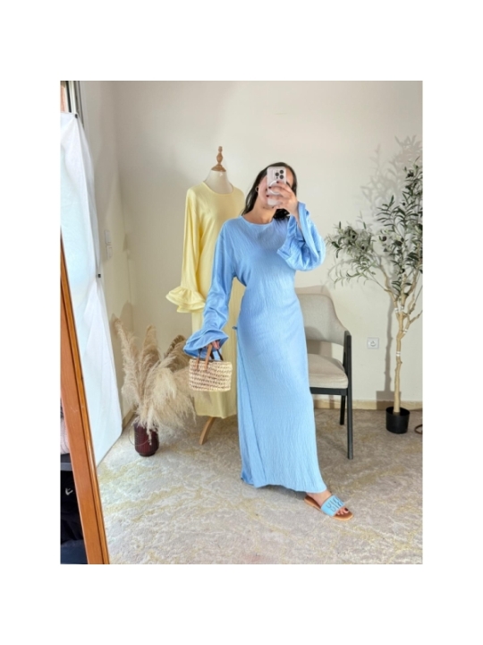 robe bleu clair - décontracté chic | AK Fashion Shop