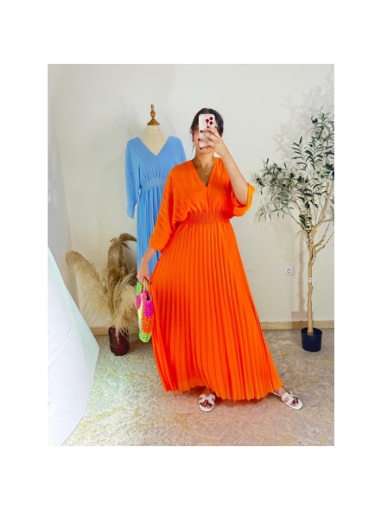 Robe Orange - Décontracté chic | AK Fashion Shop