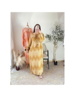 robe jaune moutarde - boho-chic | AK Fashion Shop