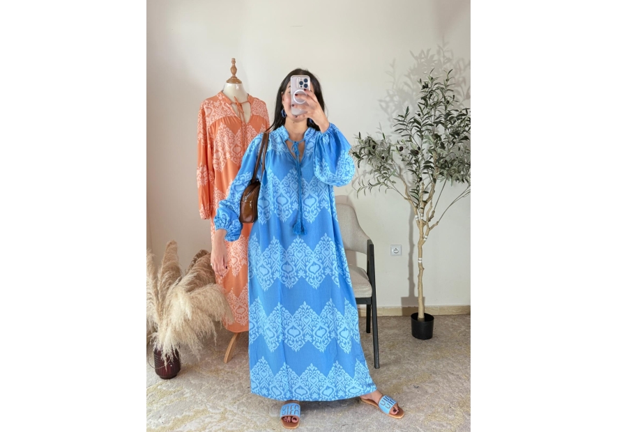 robe bleu - bohème, décontracté | AK Fashion Shop