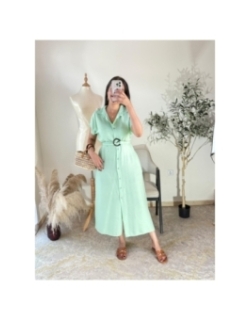 robe vert menthe - chic décontracté | AK Fashion Shop