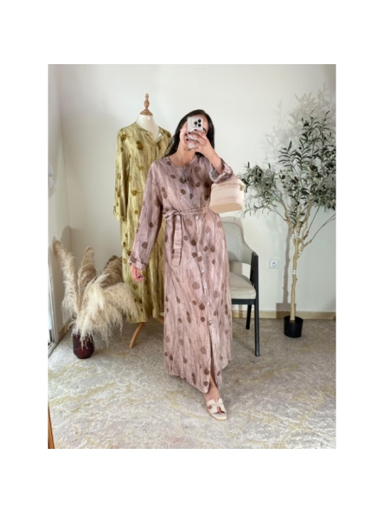 robe rose poudré - décontracté chic | AK Fashion Shop