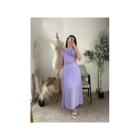 Ensemble deux pièces Lavande - Chic et romantique