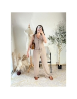 Ensemble beige - casual chic | AK Fashion Shop