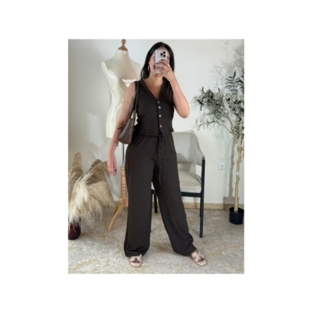 Ensemble Marron foncé - Décontracté chic | AK Fashion Shop