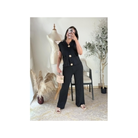 Ensemble Noir - Chic décontracté | AK Fashion Shop