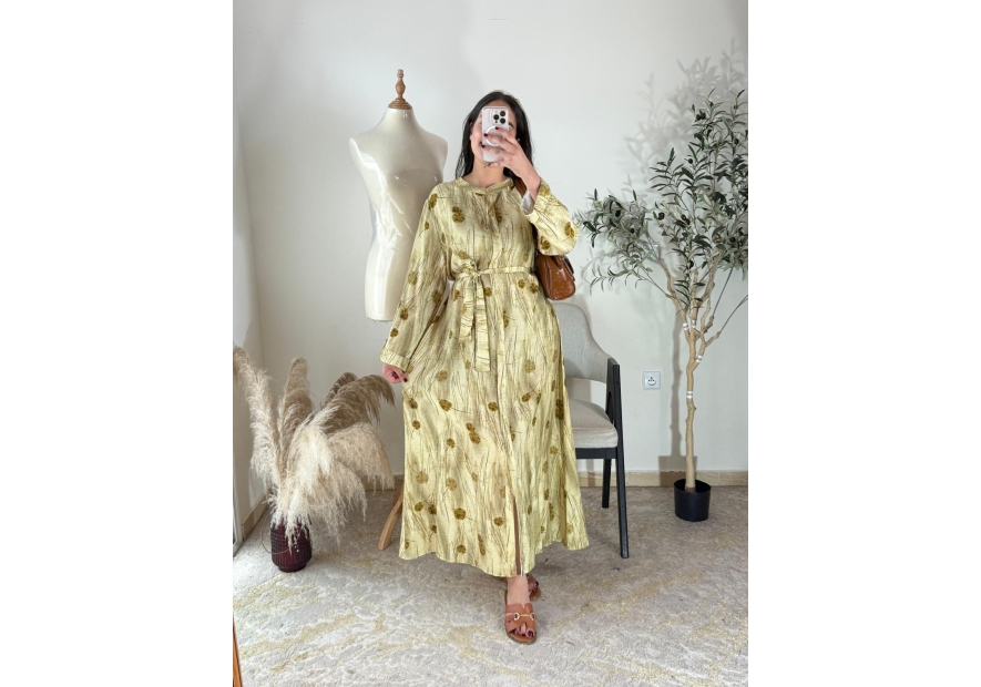 robe beige - décontracté chic | AK Fashion Shop