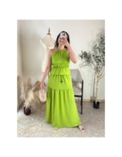Robe longue Vert anis - Casual, décontracté, estival