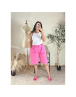 short rose fuchsia - décontracté chic | AK Fashion Shop