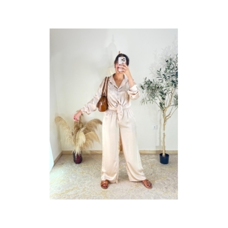 ensemble beige clair - chic décontracté | AK Fashion Shop